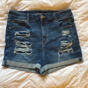 Womens denim shorts